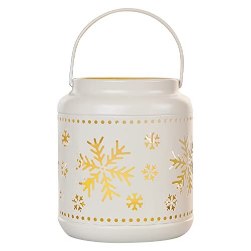 Solar lantaarn | Redcliffs | 15 x 17 cm (Led, Warm wit, Kunststof, Handvat, Dimbaar, Zwart) Redcliffs