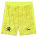 PUMA Olympique de Marseille 25/26 keepersshort voor Heren, Zwart/Geel, Maat XS