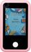 OEM Gameconsole voor kinderen met touchscreen, 2,8 inch, model KDC-0027A, kleur roze