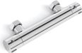 Lomazoo Robinet de douche thermostatique Chrome - Mitigeur de douche - Limiteur de température 38°C - Entraxe 15cm