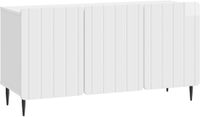 vidaXL TV-kast 99 x 34,5 x 52 cm Hoogglans Wit Bewerkt hout