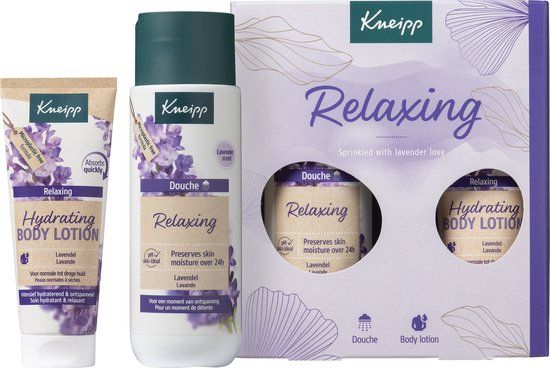 Kneipp Relaxing Moments Geschenkset - Lavendel - Douchegel & Bodylotion