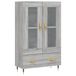 VidaXL Hoge kast, grijs Sonoma, 69,5 x 31 x 115 cm, houtvezel