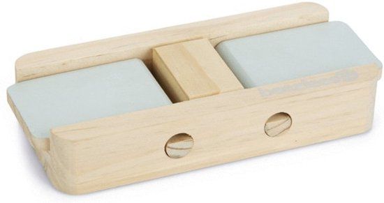 Beeztees Dorix - Knaagdierspeelgoed - Intelligentie Speelgoed - Konijn - Hout - Mint - 15 cm