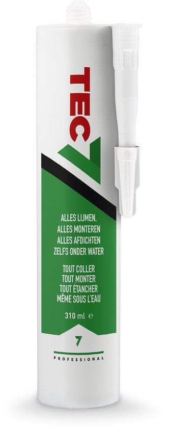 TEC7 Montagekit - Zwart - 310ml