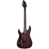 Schecter Omen Elite 6 FR Black Cherry Burst LH guitare électrique pour gauchers