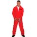 WIDMANN Milano Party Fashion gevangenenkostuum, overall, rood, gevangene