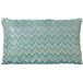 Alexandra House Living Blauw textielkussen, 30 x 50 cm