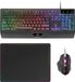 Mars Gaming MCP124 Toetsenbord en Muis Combo AZERTY Frans Zwart