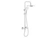 SAT Colonne de douche XXL 250 avec mitigeur thermostatique, Douchette 3 jets, chrome (SATSSTKE)