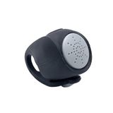 MVTEK Elektronische mini-fietsbel met 2 beltonen, fietsbel 90 decibel met batterijen inbegrepen. Fietsbel met siliconen bevestiging. Voor sturen met diameter 22,2 mm.