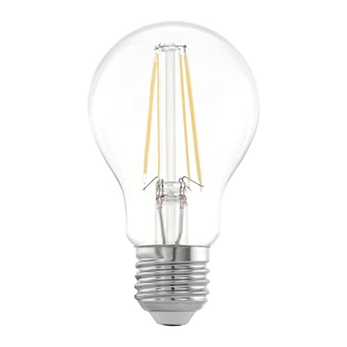 EGLO LED E27 klassieke lamp retrolamp 4 watt (komt overeen met 40 watt), 470 lumen, warm wit, 2700 K, Edison A60, Ø 6 cm