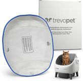 TrevoPet Tapis de litière pour chat - Étanche et résistant aux rayures - Tapis intérieur pour litière automatique pour chat - Tapis de protection - 40x37cm