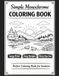 Simple Monochrome Coloring Book – Perfect for Seniors: Calming, Large-Print Monochrome Designs for Stress-Free Coloring