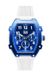 Ice Watch Ice Boliday - White Blue 023313 Horloge - Siliconen - Wit - Ø 46 mm