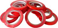 Kortpack PVC-Tape 9mm breed x 66mtr lang - Rood - 16 rollen