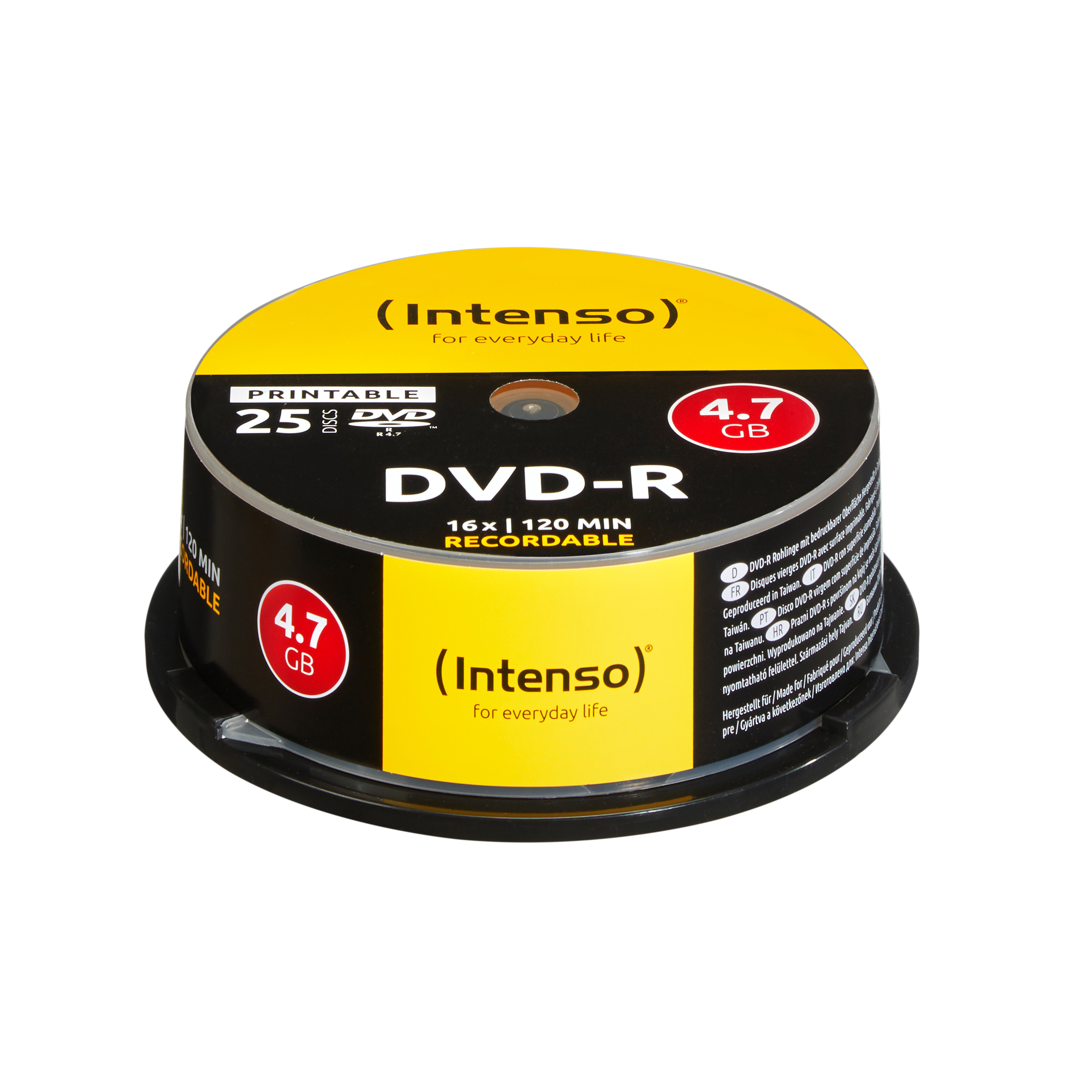 Intenso DVD-R 4.7GB, Printable, 16x