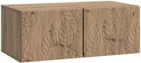 vidaXL Wandmontage TV-kast 59,5 x 31 cm Artisanaal eiken Bewerkt hout