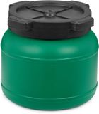 Garronda 5L Kunststof Trommel Met Deksel - Vat - HDPE - Voedselvat - Tuin Hobbock – Groen
