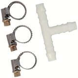 Cornat T-Verbinding Tuyau d'arrosage 8 mm + Anneaux - FLOR88608