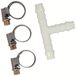 Cornat T-Verbinding Tuyau d'arrosage 8 mm + Anneaux - FLOR88608