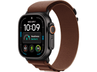 Apple Watch Ultra 4 GPS + Cellular 49mm Black Titanium Case - Burgundy Alpine Loop M Smartwatch
