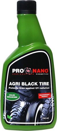 ProNano Agri Black Tire 750ml | Bumper en bandenzwart