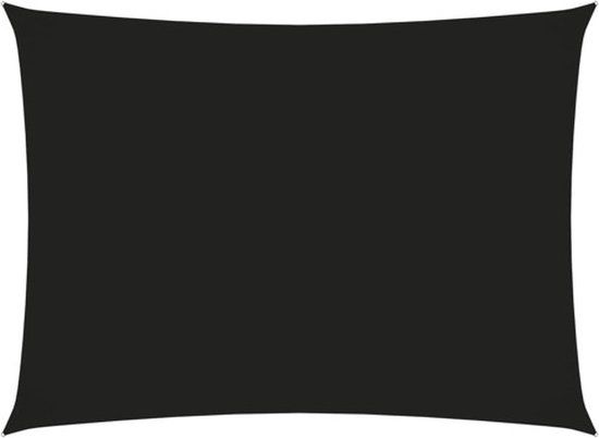 vidaXL Zonnescherm rechthoekig 2x3,5m zwart Oxford stof
