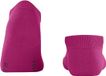 FALKE ClimaWool kort eenkleurig wol lyocell sneakersokken enkelsokken dames rood - maat 41-42