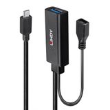 Lindy 43344 USB 3.2 Gen 1 (3.1 Gen 1) Type-C Hub - 5000 Mbit/s - Zwart