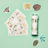 Folat Tafelconfetti XL Zoo Party - 45 stuks