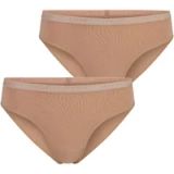 FALKE Daily Comfort Multipack ademend katoen broek van onderlaag dames bruin - maat XS