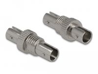 DeLOCK 86835 Glasvezeladapter ST/ST Single-mode Metallic 1 stuk(s)