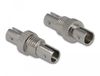 DeLOCK 86835 Glasvezeladapter ST/ST Single-mode Metallic 1 stuk(s)
