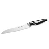 FLORINA Broodmes (20 cm) I Keukenmes met Kartelrand PROFESSIONAL I Mes met Ergonomische Handgreep & Antislip-Coating I Universeel Mes van Roestvrij Staal I Vaatwasmachinebestendig