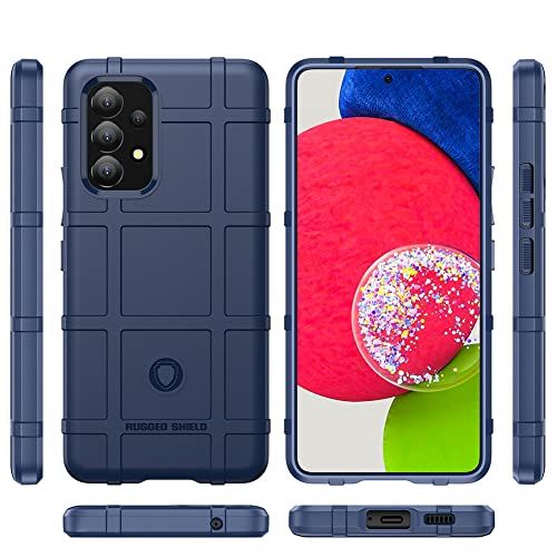 Hülle Hülle® Stevig en flexibel hoesje compatibel voor Samsung Galaxy A53 5G (donkerblauw)