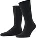 Esprit Rib Boot eenkleurig katoen sokken heren zwart - maat 43-46