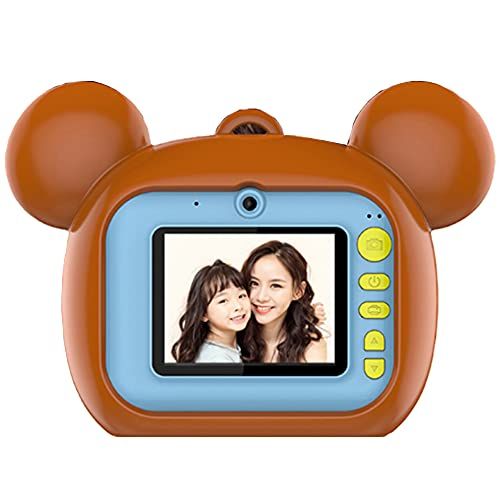 ZTBGY Draagbare Kids Instant Print Camera, Foto Kids Camera voor Meisjes/jongens Camera met Selfie Video Camera met 2.0 Inch Scherm en TF-kaart, 2400W Pixels en 1080P HD Video Recorder (32G, blauw)
