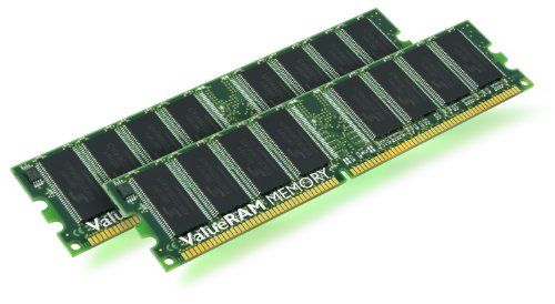 Kingston DDR 1GB (1024MB) PC400 CL3 werkgeheugen (VALUERAM KIT OF 2 (2X512MB) (3-3) DDR 1024MB PC400 CL3)