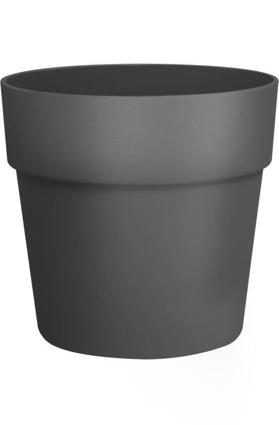 elho bloempot vibia straight rond 30cm antraciet - 30 x 30 x 27.7 cm