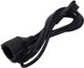Verlengsnoer CHACON Verlengkabel 3 m HO5VVF 3x1,5 mm2 zwart met platte stekker