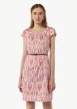 COMMA Robe beige / oranje / rose