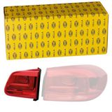 HELLA 2SA 010 739-101 Achterlicht - Gloeilamp - Rood - Binnenste deel/Bovenste deel - voor o.a. VW Tiguan (5N_) - ECE/CCC - voor linksrijdend verkeer/voor rechtsrijdend verkeer - rechts