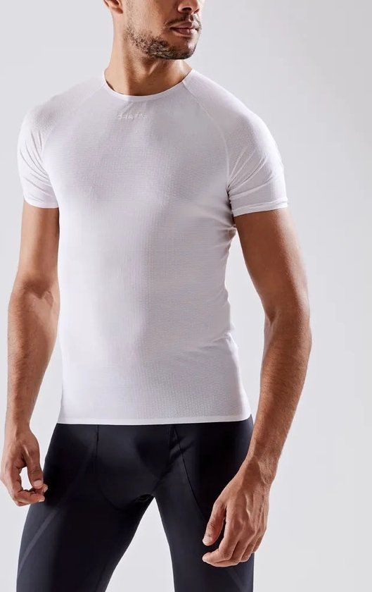 Craft Pro Dry Nanoweight S/S Sportshirt Heren - XXL - White