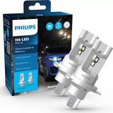 Philips Ultinon Pro6000 Boost H4 LED Autokoplamp 12V 18W 5800K 1650lm 2 stuks