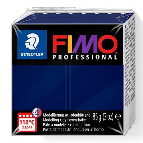 Staedtler 8004-34 - Fimo Professional normaal blok, 85 g, marineblauw