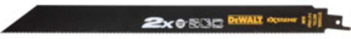 DEWALT reciprozaagblad BIM metaal 305 mm - 5 stuks - DT2409L-QZ