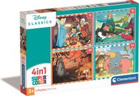 Clementoni Puzzle 4 in 1 Disney Dieren Puzzle enfant Dès 3 ans