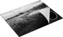 Chefcare Inductie Beschermer Kosmos Bloemenveld 77x59cm - Zwart Wit - Inductie Beschermer