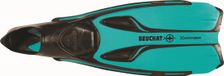 Beuchat X Voyager palmes de plongée - Pied nu - Taille 40/41 - Atoll Blue